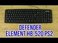 Клавиатура Defender Element HB-520 Grey 45523 - видео