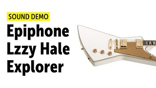 Video thumbnail for Epiphone Lzzy Hale Explorer Outfit - Sound Demo (no talking) by Guitar Bonedo