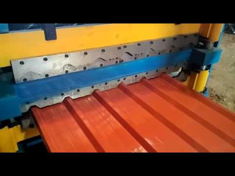 Color Coated Metal Roofing Sheet Making Machine