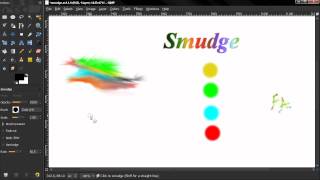 Smudge tool - GIMP Beginners' Guide ep102