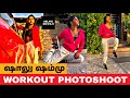 Woww Shalu Shamu Hot Workout Photoshoot Video Selfie Moonji