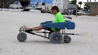 Product video: EZ Roller Floating Surf Wheelchair