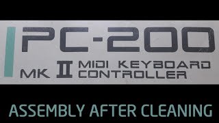 Video thumbnail for Roland PC200 MK II MIDI Keyboard, Assembly after cleaning by j33OldNew