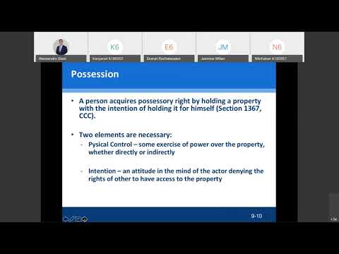 Property and Real Rights