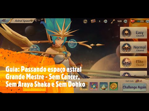 Passando Espaço Astral Grande Mestre - Sem Mascara Da Morte, Sem Araya Shaka e Sem Dohoko