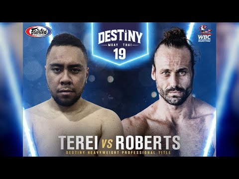 Jordan Terei Vs Alex Roberts - Destiny Muay Thai 19