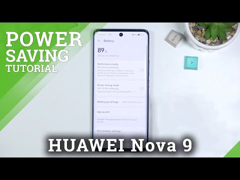 How to Activate Power Saving Mode on HUAWEI Nova 9 - Turn On Power Saving Mode