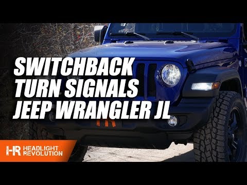 2019 Jeep Wrangler JL Switchback LED Front Turn Signal Bulb Upgrade - Install and Wiring