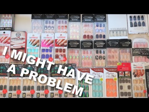 My Ridiculous Press On Nail Collection | Bailey B. Video