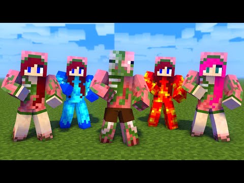 MONSTER SCHOOL : PIGMAN FAMILY DANCE JOANA MEME - MINECRAFT ANIMATION