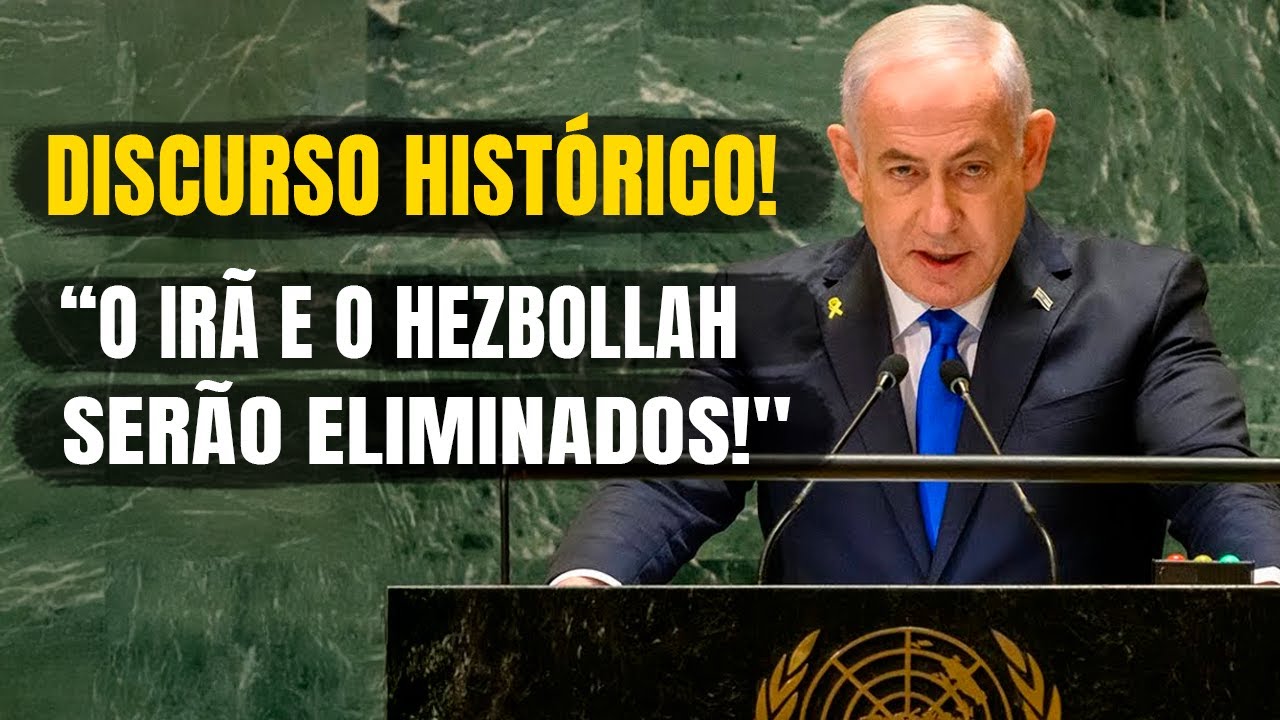 Netanyahu rebate todos na ONU e promete destruir Irã e Hezbollah