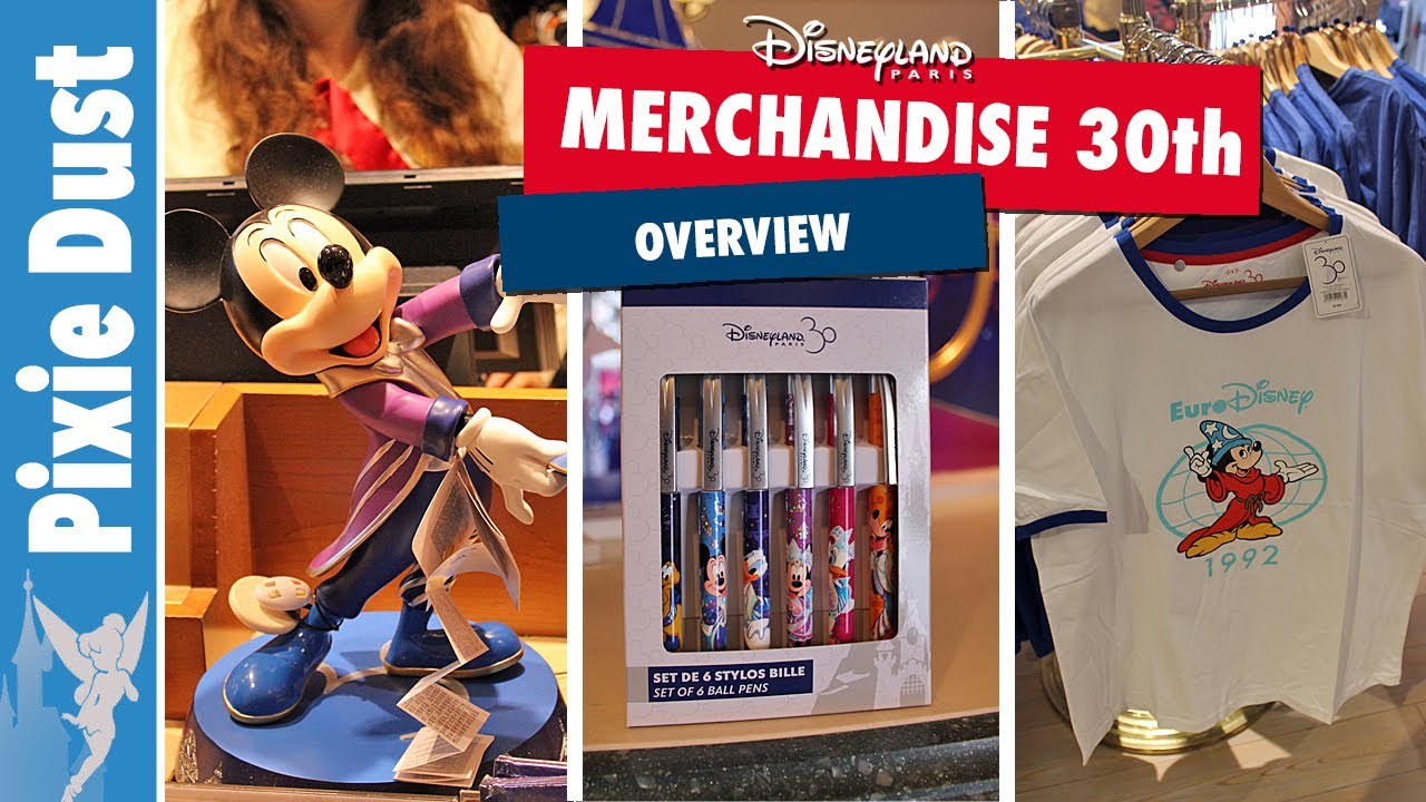 🛍️ Disneyland Paris 30th Anniversary Merchandise Overview Summer 2022