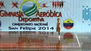 preview picture of video 'Categoria Preinfantil, Campeonato Nacional de Gimnasia Aerobica Deportiva San Felipe 2014'