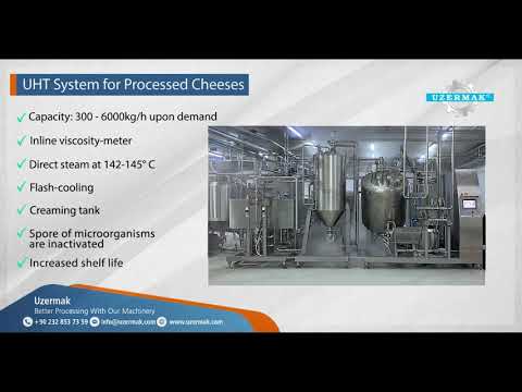 UHT SYSTEM FOR PROCESSED CHEESE