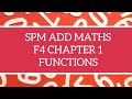 SPM Add Maths F4 Chapter 1 Functions Part 1