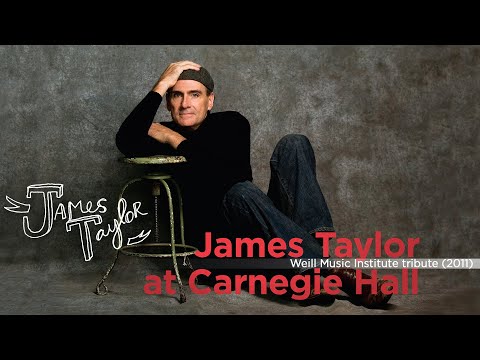 Bill Clinton - Speech (James Taylor - Live at Carnegie Hall, 4/12/2011)