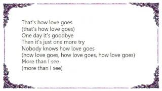 Boyzone - That&#39;s How Love Goes Lyrics