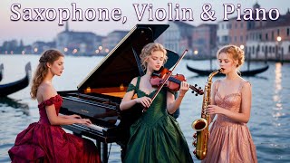 Download lagu A Love Serenade by the Water — Saxophone, Violin & Piano Relaxing Instrumentals mp3