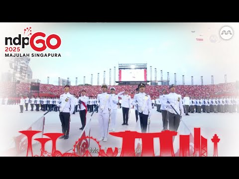 The Singapore National Anthem, State Flag Flypast & Bomb Burst manoeuvre! | National Day Parade 2025