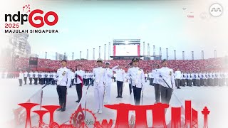 The Singapore National Anthem, State Flag Flypast &amp; Bomb Burst manoeuvre! | National Day Parade 2025