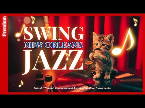 [New Orleans Jazz] No Mid-roll ads Swingin' Through Chores: Upbeat Jazz for Cleaning - Instrumental