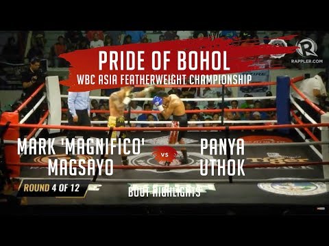 HIGHLIGHTS: Mark 'Magnifico' Magsayo vs Panya Uthok