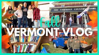 🍁 Cozy Fall Vermont Vlog 🍁 Travel With Us To Chester, VT📍Sightseeing, Shopping, Reading, Family Time