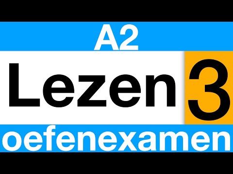 LEZEN A2 INBURGERING oefenexamen 3 2025 NT2 #inburgering #nederlands