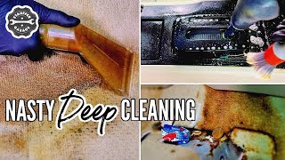 Complete Disaster Car Interior Detail Transformation! Detailing A Really Dirty Car!