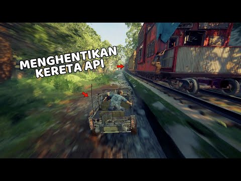 MISI EPIC KEJAR KEJARAN DENGAN KERETA PEMBAWA BOM - UNCHARTED THE LOST LEGACY