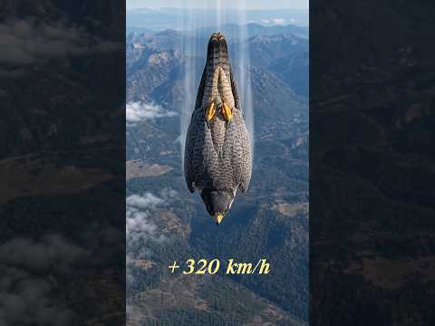 A bird that reaches speeds of 320 km/h 🦅 #shorts  #shortvideo #birds
