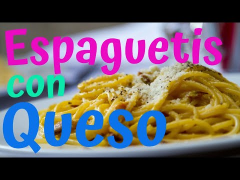 espaguetis - queso - espaguetis con queso - How to make spaghetti with cheese
