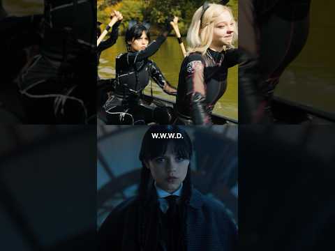 WWWD? #Wednesday Series #wednesdaynetflix #shorts #timburton #addamsfamily #jennaortega #emmamyers