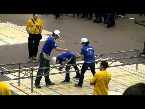 UAA civil engineering students host steel bridge-building competition