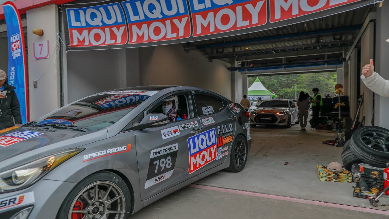 코리아스피드레이싱 KSR 타임타겟 연습주행 (테스트 인캠... 서브폰 실패)