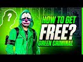 Free Green Criminal Bundle Best Trick | Garena Free Fire