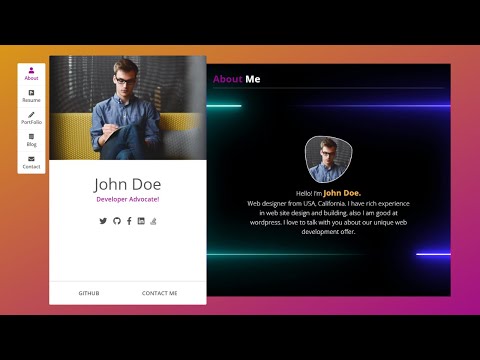 Build A Complete Portfolio Website With HTML CSS And JavaScript