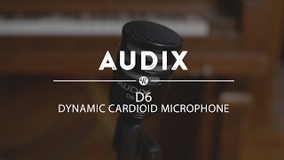 Video thumbnail for Audix D6 Dynamic Cardioid Microphone | Reverb Demo Video by Reverb