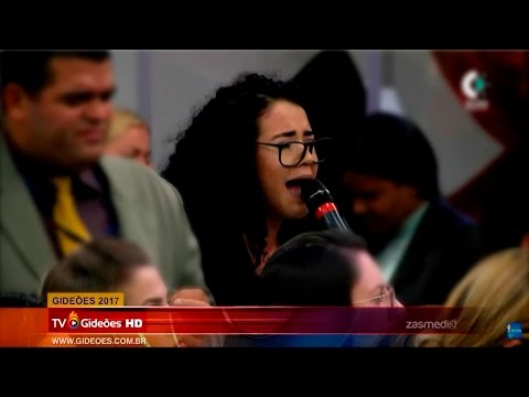 Ministração no evento Gideões 2017 - Catarina Santos [Ministrações]