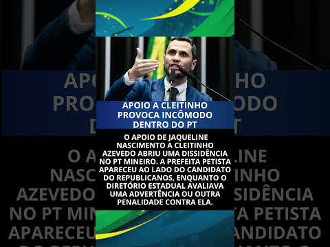 Prefeita do PT apoia Cleitinho e partido avalia possível punição