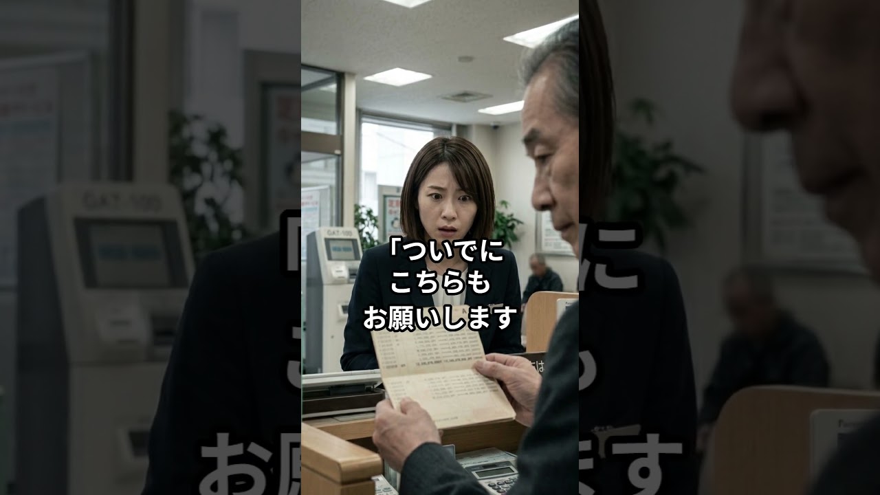銀行で老人よりも大口客を優遇した銀行員...残高を見た瞬間、血の気を失った理由とは