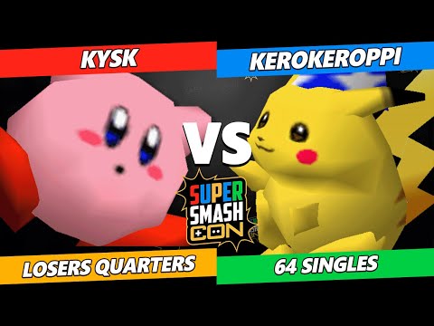 SSC 2023 Top 8 - kysk (Kirby) Vs. KeroKeroppi (Pikachu) Smash 64 Tournament