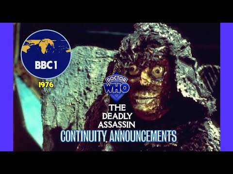 Doctor Who: The Deadly Assassin (Continuity Announcements 1976) - BBC 1
