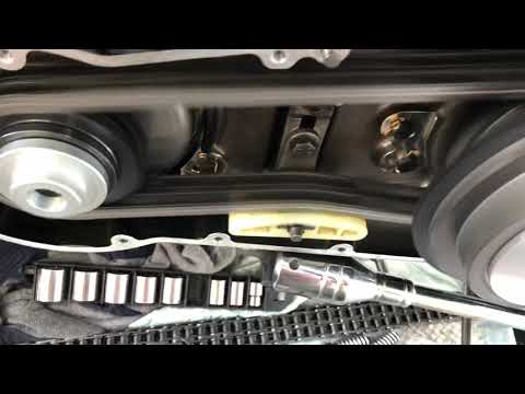 2010 Indian Kings Mountain new BDL chain drive and BEFORE Hayden M6-BT01 tensioner install.