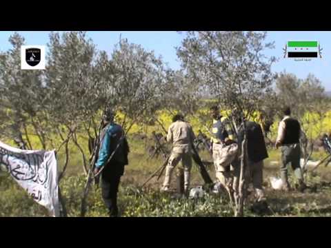 استهداف مقرات النظام في بلدة جدية بقذائف الهاون من قبل لواء الأول مهام خاصة