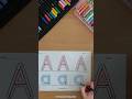 TRACING ALPHABETS FOR TODDLERS LETTER FORMATION TRACING LETTER A HANDWRITING PRACTICE