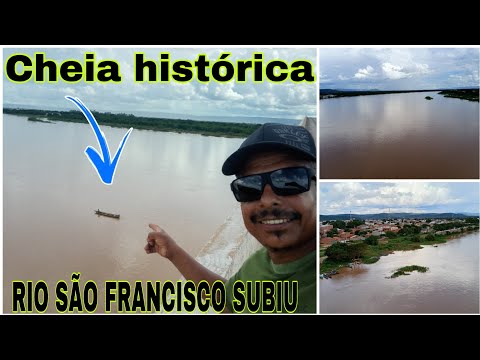 Cheia do Rio São Francisco em Ibotirama (BA) VEJA 🌊 | A Situação Atual, Nível do Rio 