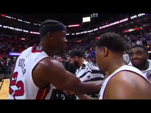 Drake was in the house to congratulate Butler & Lowry after Miami's win 👏 #drake #nba #basketball