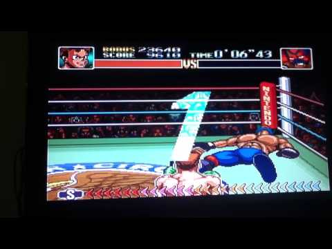 Super Punch Out!! (SNES) Masked Muscle Dizzy!