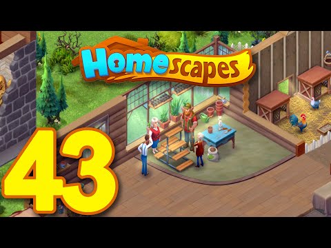 HOMESCAPES Story Walkthrough Gameplay #43 - Farm Day 2 (iOS, Android)